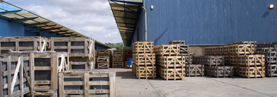 Felixstowe warehouse slate yard