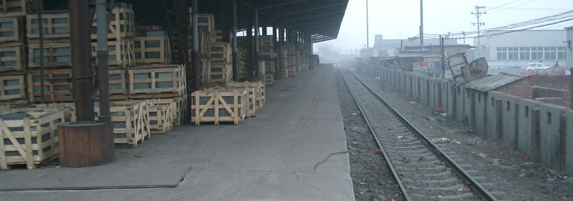 Shipping slate by rail